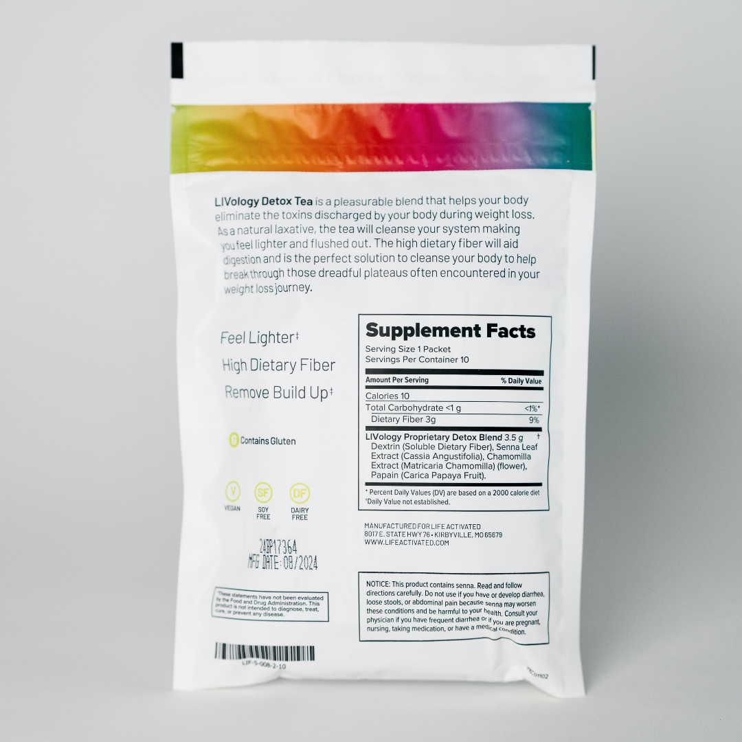 LIVology Detox Tea | Prebiotic for Digestive Health